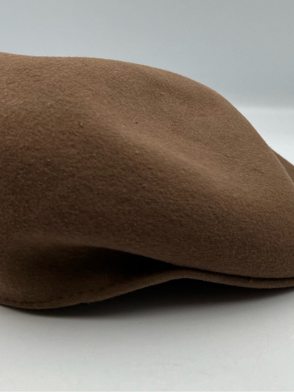 Stetson Brand 100% Wool Brown Tan Newsboy Cabbie Classic Hat Mens Sz Large Cap